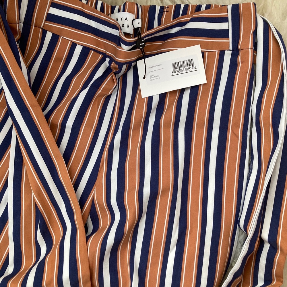 TANYA TAYLOR Striped Wide Leg Pants - Picture 10 of 14